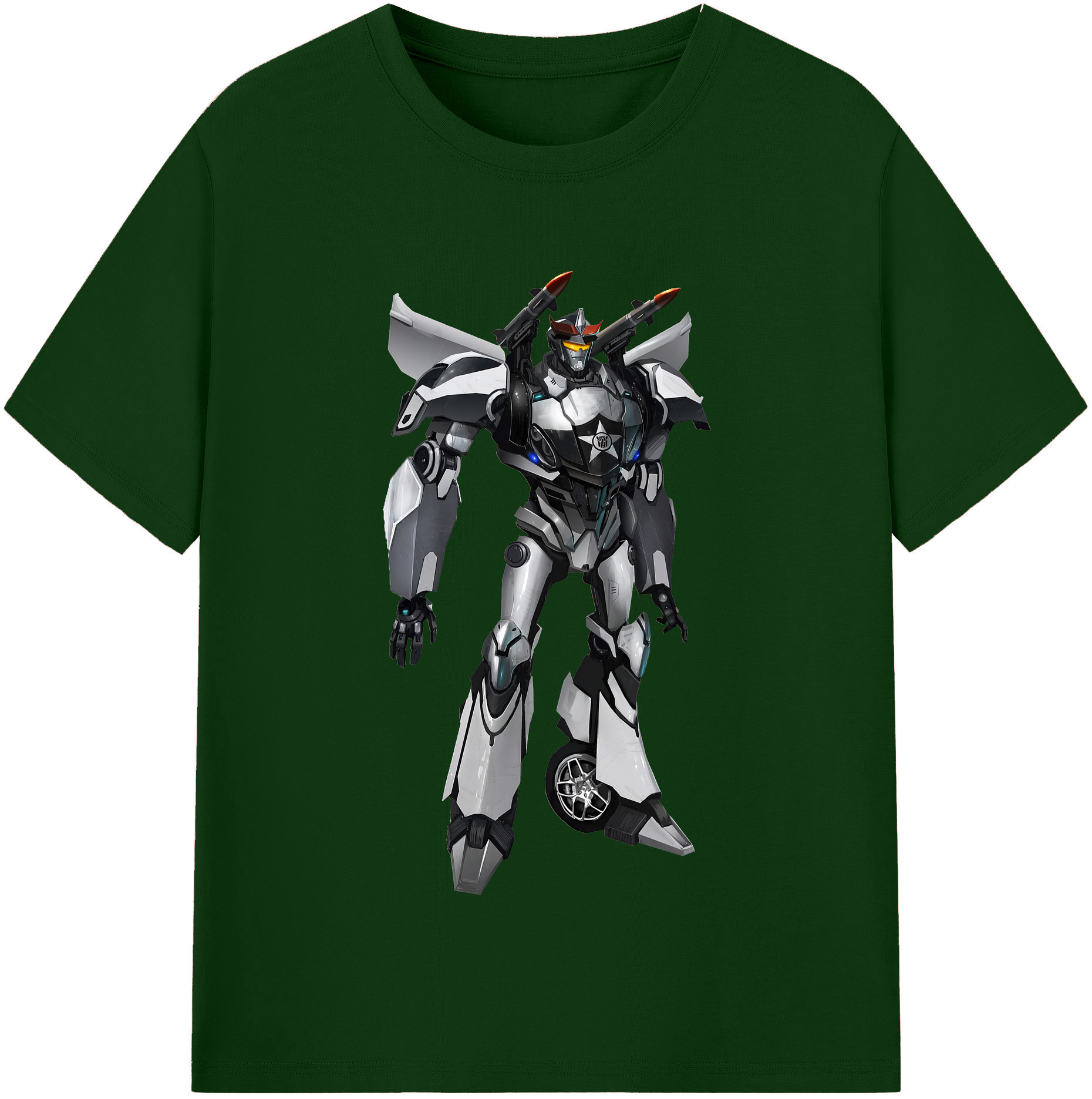 （画像用） Transformers トランスフォーマー 綿100％半袖Tシャツ（フロントプリント）